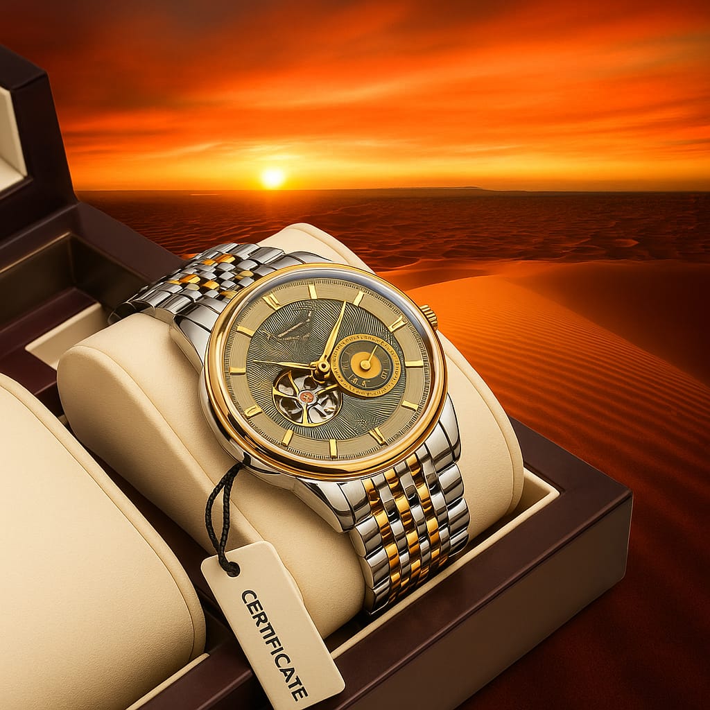 "POEDAGAR 1416”, Wrist Watch for Saudi Gentlemen”.
